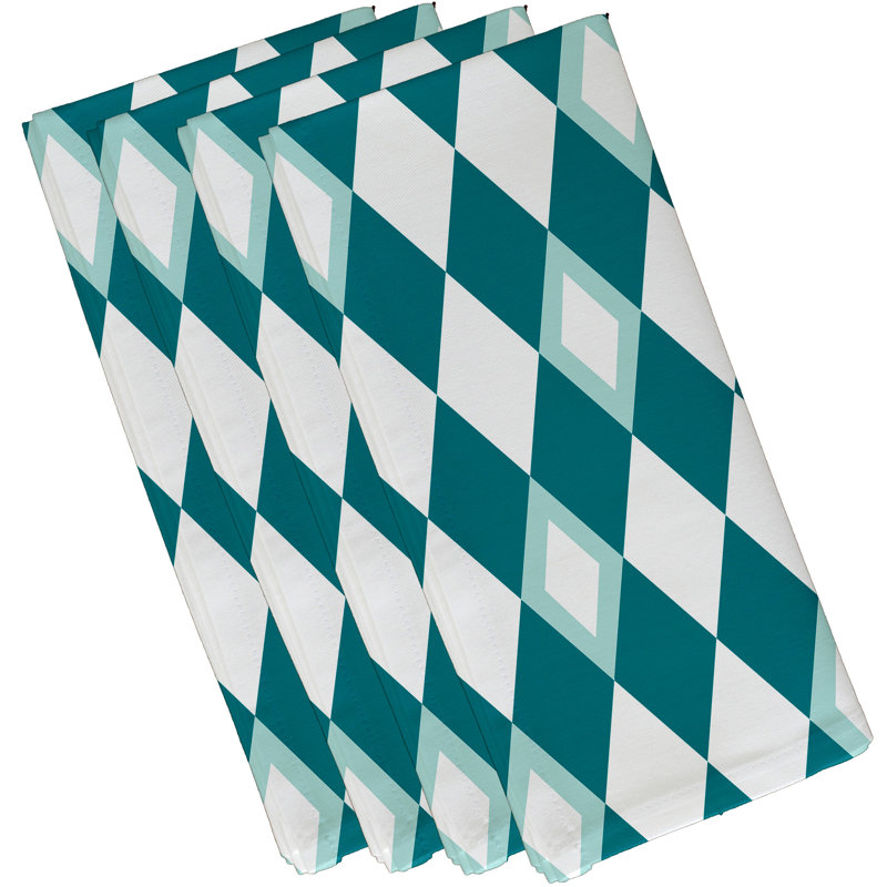 Ensemble de serviettes 4 pièces Noxon, Bleu sarcelle