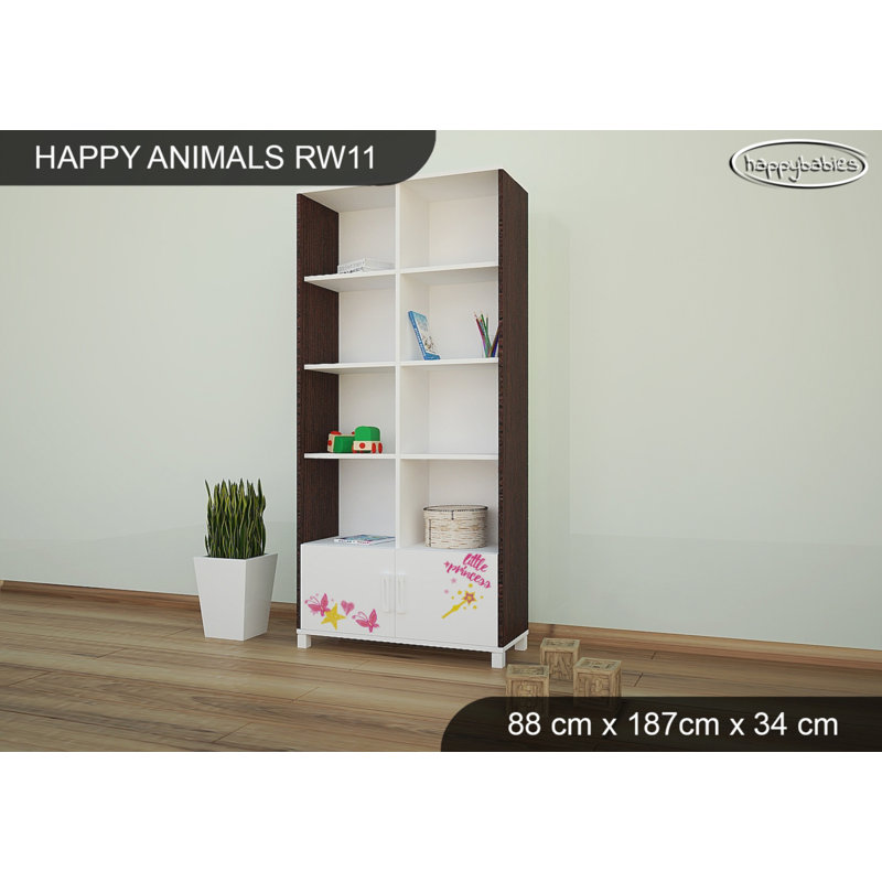 187cm H X 88cm W Animals Kids Cube, Wenge Chestnut
