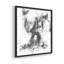 Graphite abstrait I, reproduction encadrée - ensemble de 4-2008867894-2008867889