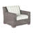Rustic Woven N-Dura Resin Wicker Outdoor Lounge Chair-62332850-70166304-63221115