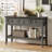 Rustic Entryway Table With Large Storage Space-2104290228-2104290229