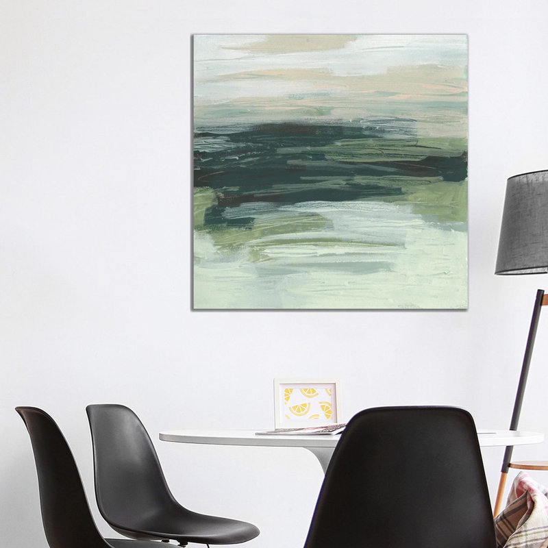 Moss Fields II by June Erica Vess - Wrapped Canvas Painting, 93.98cm H x 93.98cm W x 1.905cm D