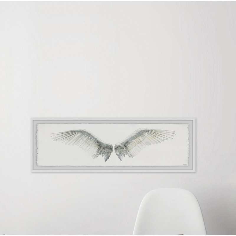 Impression encadrée « wing span », H 15 po x l 45 po x P 1,5 po