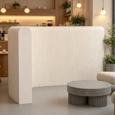 Folding Room Divider, Adjustable Privacy Divider, Portable Paper Room Partition, Foldable Wall Dividers for Room Separation, Decorative Privacy Screen for Home Dorm Office Studio Exhibition Store