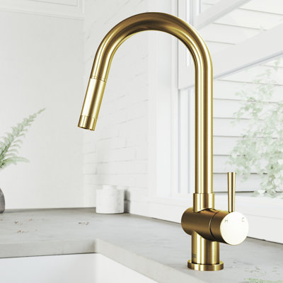 Gramercy 17" H 1-handle Pull-Down Kitchen Faucet