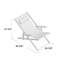 Chaise de plage inclinable Festus-938832882