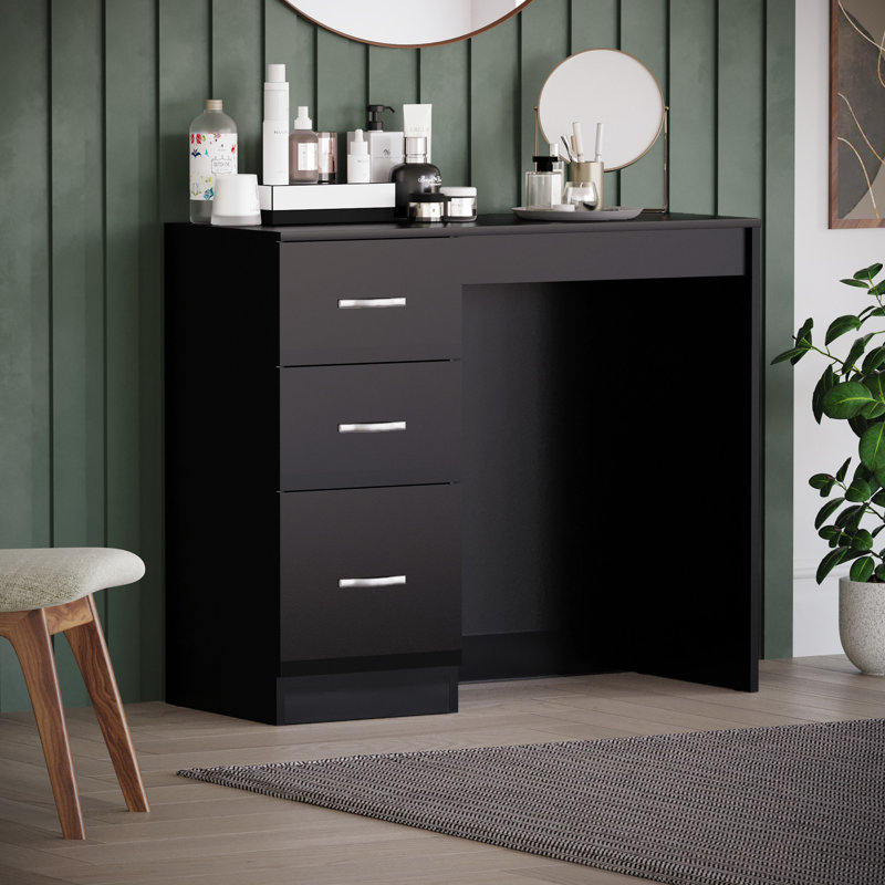 Castleford Dressing Table, Black