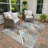 Machine Washable Indoor/Outdoor Lanphear ACN2399 Patchwork Rug-1395624197