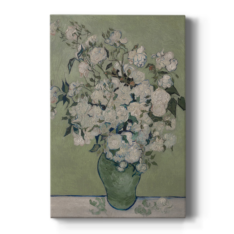 Imprimé floral rétro CCLV - galerie Cavas sur mesure, H 12 po x l 8 po