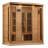 Dynamic Infrared Dynamic Saunas 4 - Person Bluetooth Compatible FAR Infrared Sauna in Hemlock