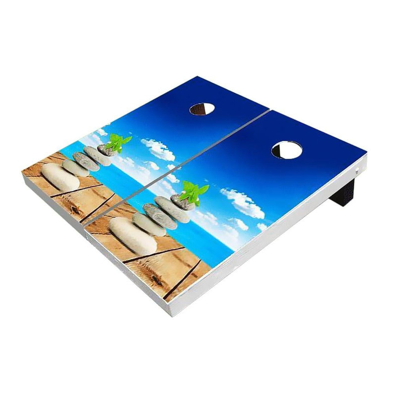 Planches de jeu de galets de plage 2 'x 3'