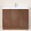 Meuble-lavabo autoportant 41,7 po Monterey + lavabo en acrylique noir renforcé (portes à droite)-797489836-803873550