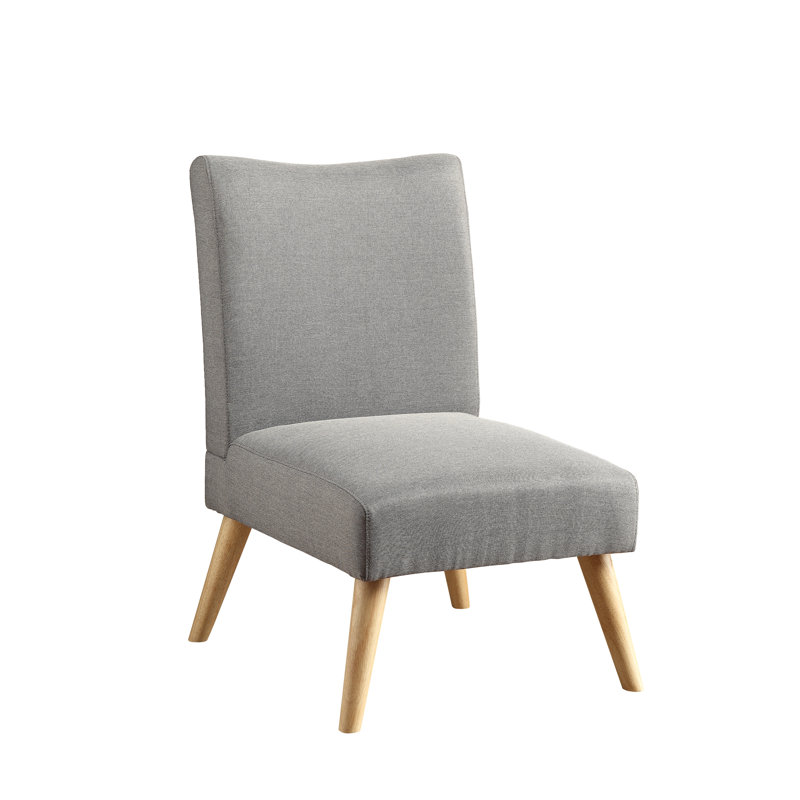 Britzel Upholstered Accent Chair, Gray Polyester