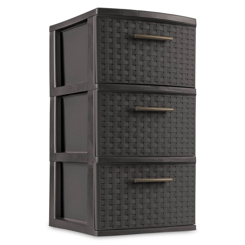 Decorative 3-Drawer Storage Chest