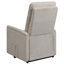 Fauteuil inclinable beige lève-personne avec rangement