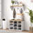 2-In-1 Coat Rack Shoe Bench Set, 9 Pair Shoe Storage Cabinet Rack