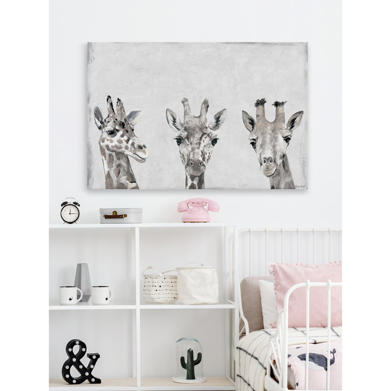 «Harley Towering Giraffes», reproduction sur toile tendue, H 16 po x l 24 po x P 1,5 po