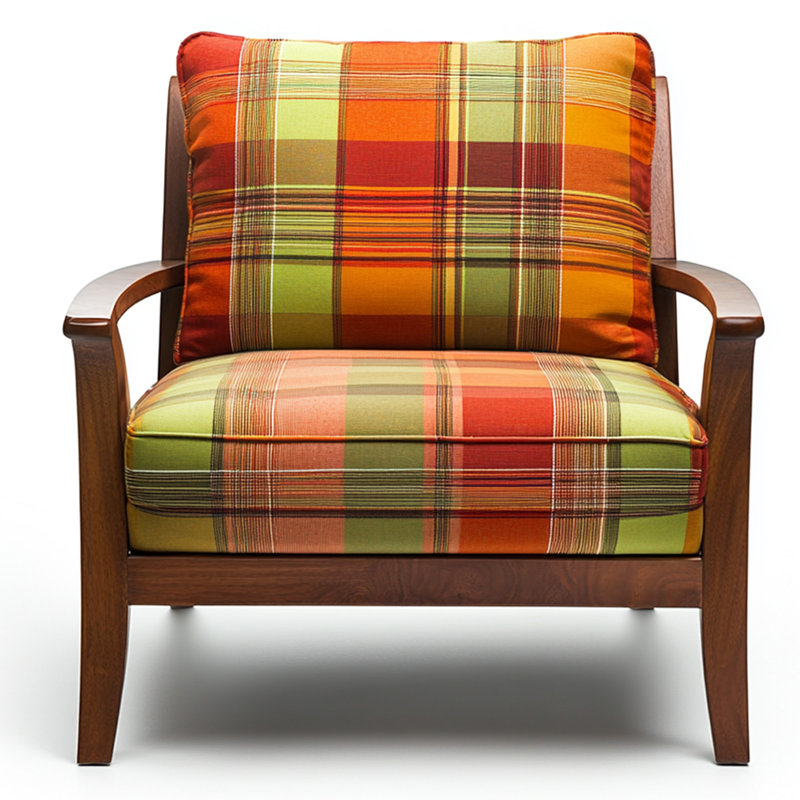 Fauteuil confortable de style rustique