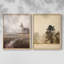 Vintage Landscape L III - Ensemble de 2 reproductions de cadres d'angle fermés-43103630-43103631