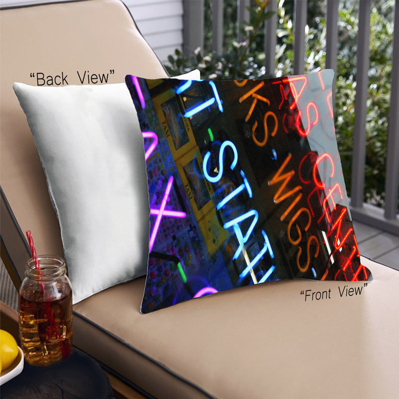 Coussin Neon Neon 18, Microsuède