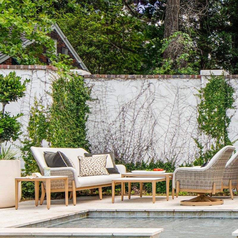 Palma Sofa Vinyl - Natural/Linen Wicker