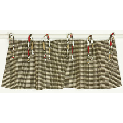 Statham Cotton Plaid Tailored Window Valance
