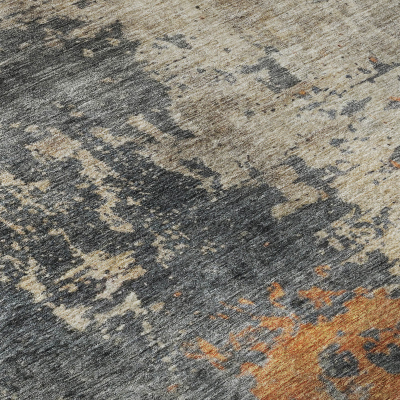 Premium Machine Washable Jessie AMF1212 Abstract Rug, Rectangle 8' x 10'