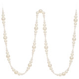 Pearl Ball Garland - 6 Feet Set Of 6