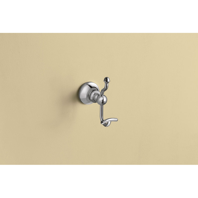 Vale Wall Mounted Robe Hook, Chrome