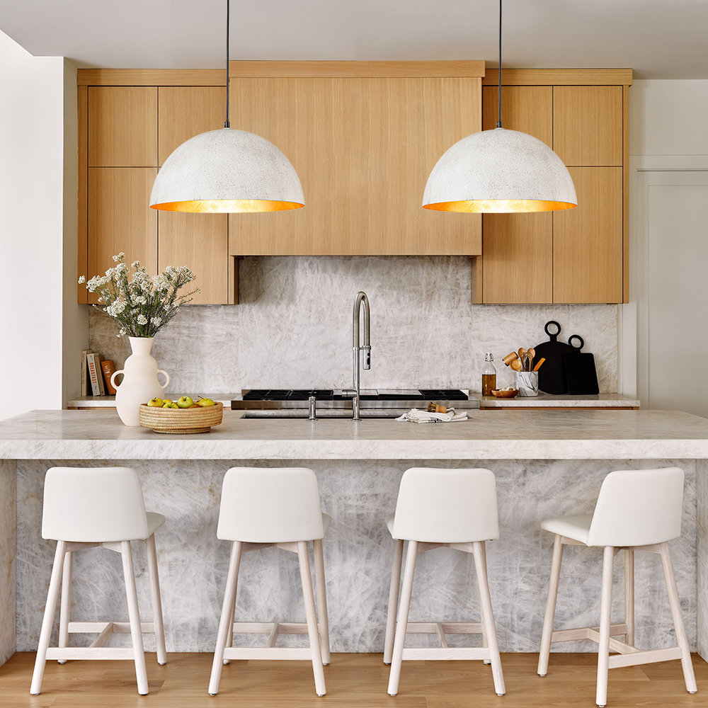 Industrial Oversized Large Metal Dome Pendant