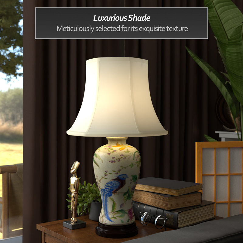 Floral  24.5" Table Lamp