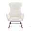 Chaise berçante en velours-1040567289