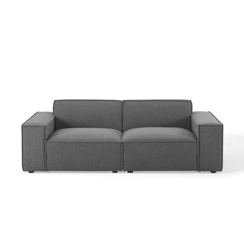 Canapé modulaire 2 pièces Restore, Gris anthracite
