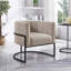 Chaise d'appoint rembourrée