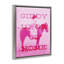 «Giddy Up or Go Home», encadrée dorée sur toile flottante par Daphne Polselli-529238708-529238666