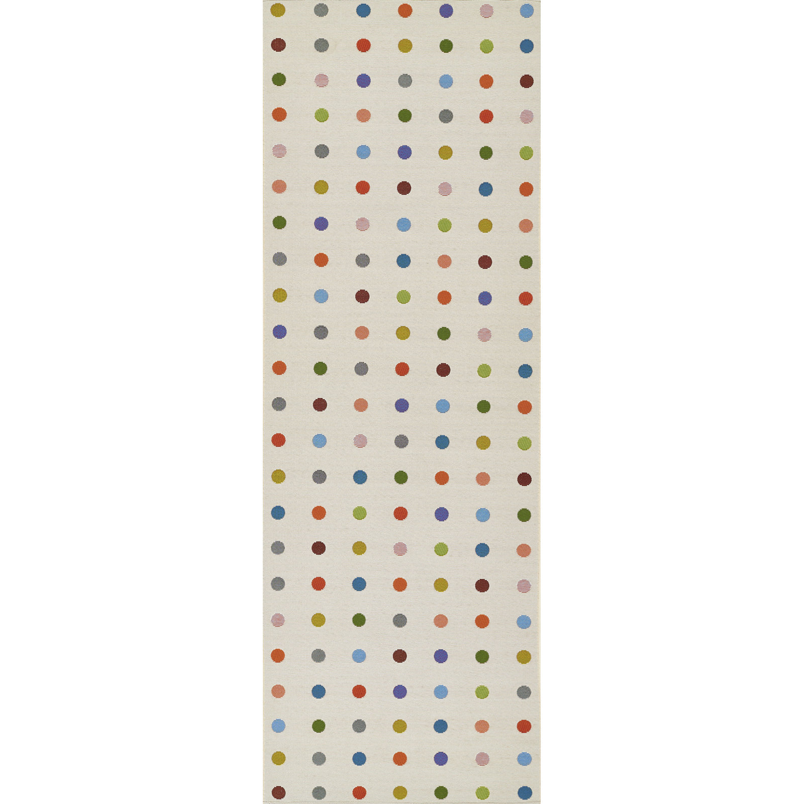 Icon Multi Dots Outdoor Rug, Runner 2'8" x 8'