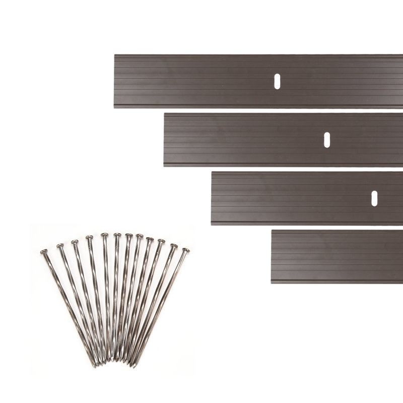 Bord de jardin 1/8 po x 4 po x 6 pi (boîte 48 pi), Bronze Duraflex