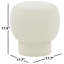 Repose-pieds rond standard de 17,7 po de largeur