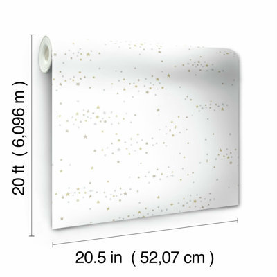 Papier peint adhésif Starlight, Star Bright