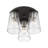 Nakita Dianne Large 3-Light 11" Flush Mount-2086760594