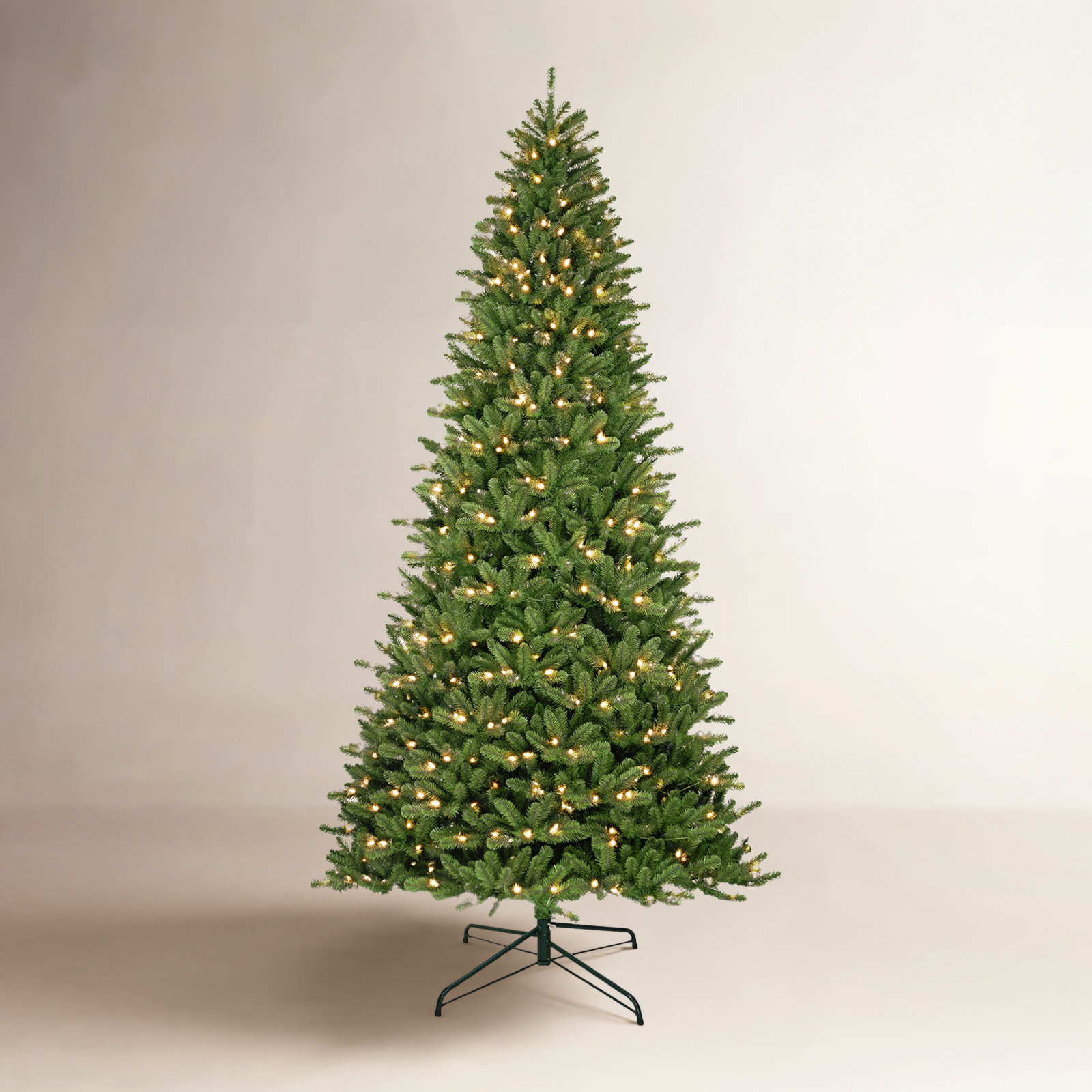 Lighted Artificial Fir Christmas Tree, 11' H