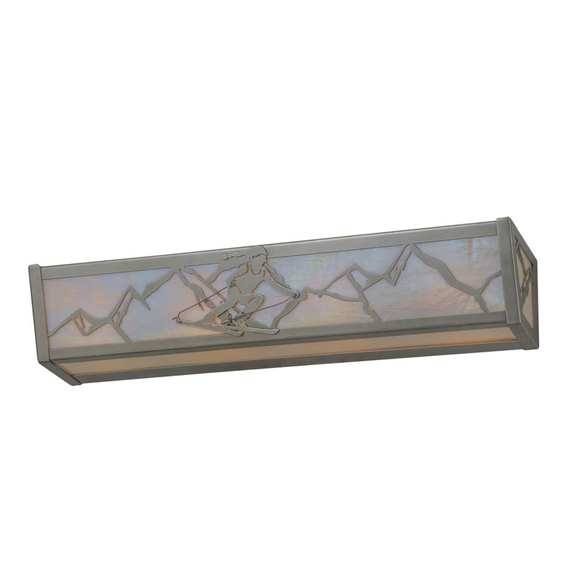 Rustic Lodge 4 - Light Bath Bar, Nickel