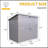 Garbage Bin Shed Stores 2 Trash Cans Metal Outdoor Bin Shed For Garbage Storage,Stainless Galvanized Steel, Bin Shed For Garden Yard Lawn Gray-119458039