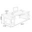 Bureaux rectangulaires en bois massif brun-1463334048-1463334055