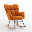 Fauteuil à bascule rembourré et rembourré Modern-1647574185