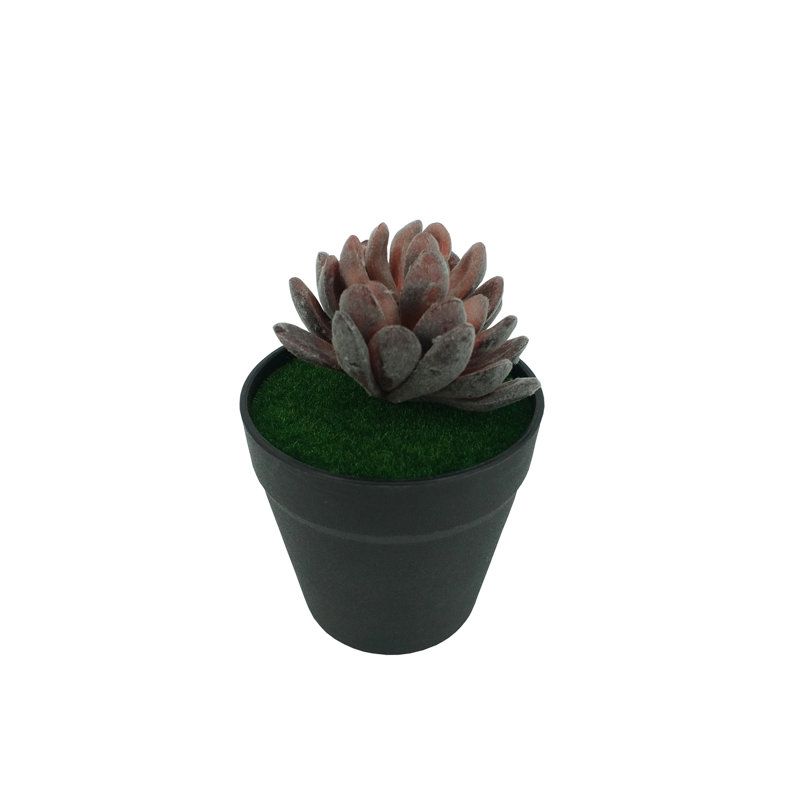 Jardinière artificielle verte 3,5 x 3,5 x 5,5 po