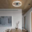 Ventilateur de plafond avec lumière - encastré moderne intérieur à DEL 20 po à intensité variable-817560733