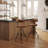 Open Backrest Genuine Leather Bar Stool-554314869
