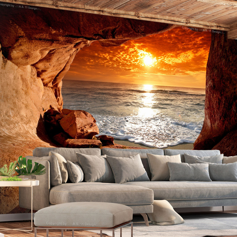 Non-Pasted Abstract and Ombre Wallpaper Roll, 41.3" L x 59.1" W