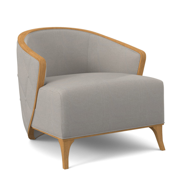Fauteuil demi-tonneau l 30 po Peregrine, Ambre, Port Elise